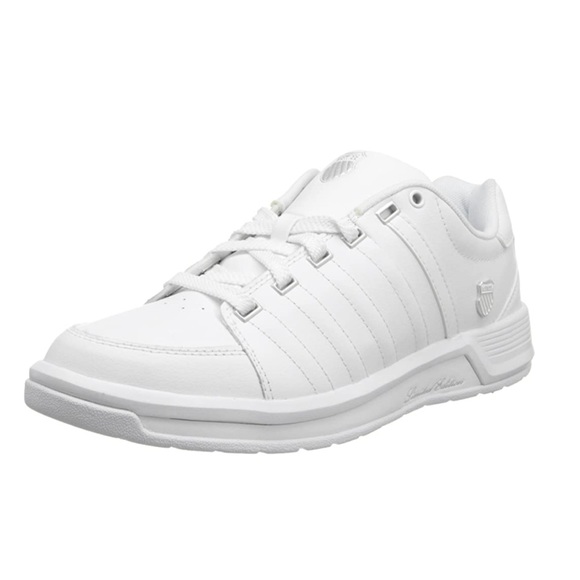K-Swiss Other - K-Swiss white leather stripe Berlo II sneaker shoe